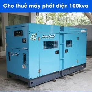 Cho thuê máy phát điện 100kva