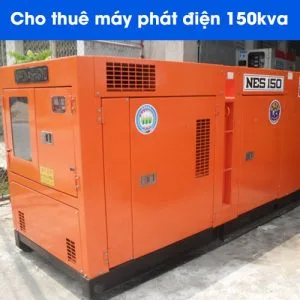 Cho thuê máy phát điện 150kva
