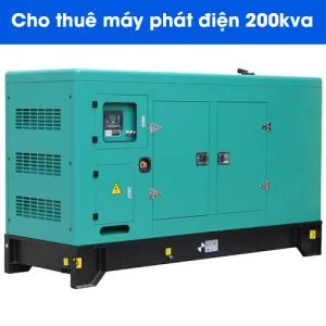 Cho thuê máy phát điện 200kva