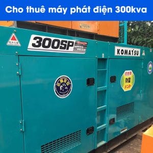 Cho thuê máy phát điện 300kva