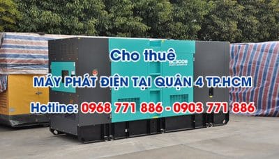 cho thuê máy phát điện quận 4