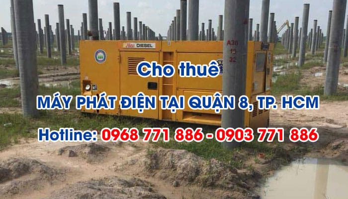 Kinh nghiệm lựa chọn dịch vụ cho thuê máy phát điện quận 8