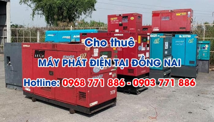 cho thuê máy phát điện tại đồng nai
