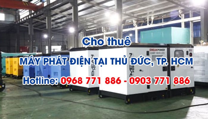 cho thuê máy phát điện tại Thủ Đức