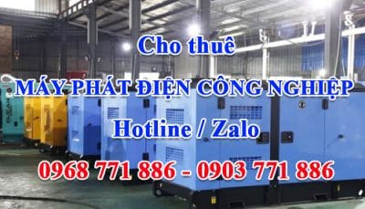 cho thuê máy phát điện công nghiệp