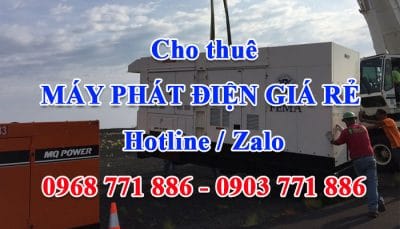 cho thuê máy phát điện giá rẻ