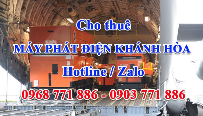 cho thuê máy phát điện khánh hòa