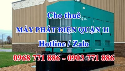 cho thuê máy phát điện quận 11