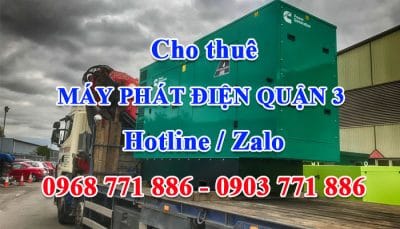 cho thuê máy phát điện quận 3