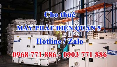 cho thuê máy phát điện quận 5