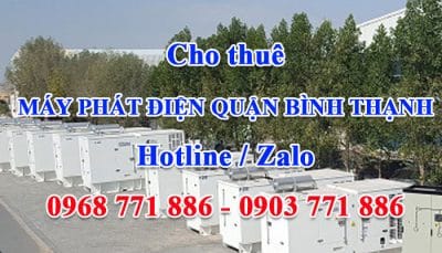 cho thuê máy phát điện quận bình thạnh