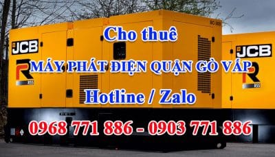 cho thuê máy phát điện quận gò vấp