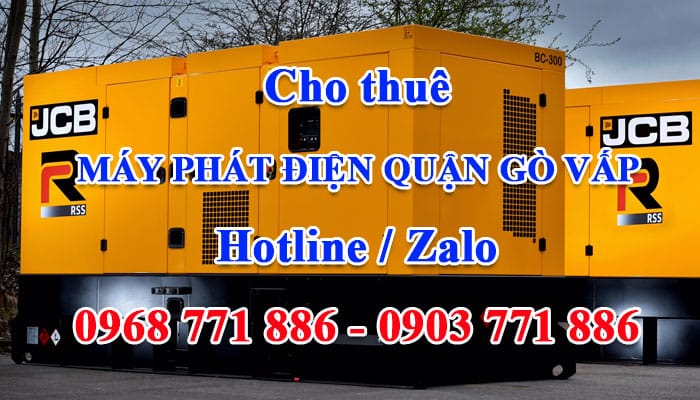 cho thuê máy phát điện quận gò vấp