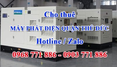 cho thuê máy phát điện quận thủ đức