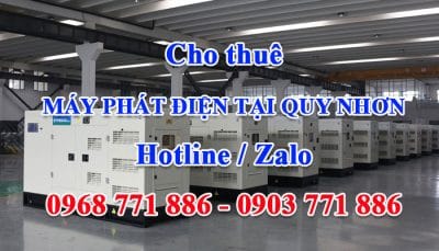 cho thuê máy phát điện tại quy nhơn