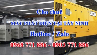 cho thuê máy phát điện tây ninh