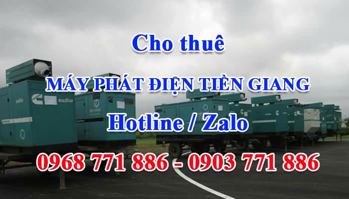 cho thuê máy phát điện tỉnh tiền giang