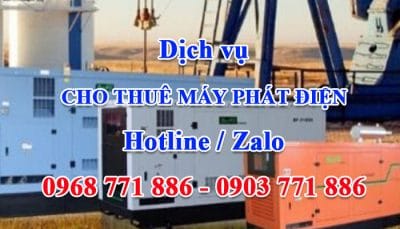 dịch vụ cho thuê máy phát điện