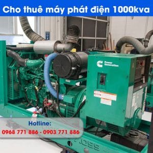 cho thuê máy phát điện 1000kva