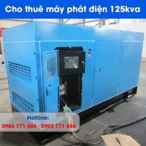cho thuê máy phát điện 125kva
