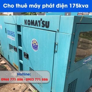cho thuê máy phát điện 175kva