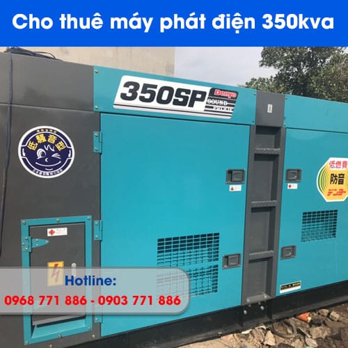 cho thuê máy phát điện 350kva