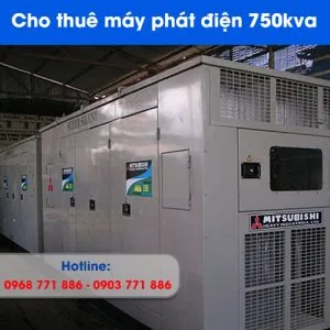 cho thuê máy phát điện 750kva