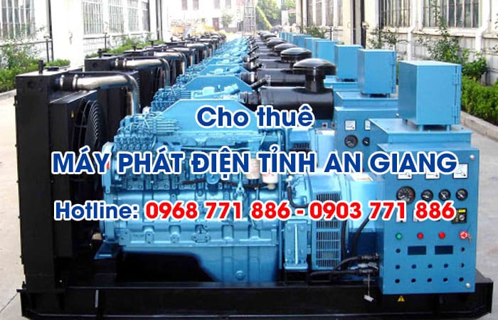 cho thuê máy phát điện tỉnh an giang