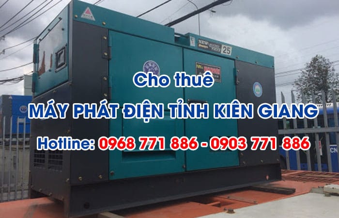 cho thuê máy phát điện tỉnh kiên giang