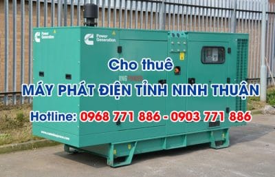cho thuê máy phát điện tỉnh ninh thuận