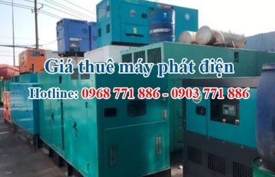 giá thuê máy phát điện